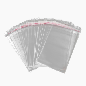 Пакет фасовочный с клапаном БОПП 16х19см со скотчем (100шт/уп)