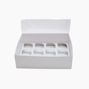 Вкладыш в коробку для 8 капкейков белый
