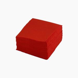Салфетки бумажные 1сл 33х33 Красные (300л/уп)