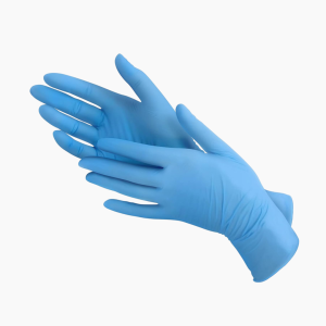 Перчатки нитриловые неопудренные XL голубые (100шт/уп)