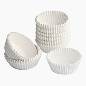 Тарталетка бумажная D=50мм Выс:30мм цвет Белый Круглая (х1000)