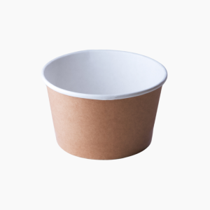 Контейнер бумажный Крафт 300мл, d-65мм OSQ (60шт/уп)(600шт/кор)