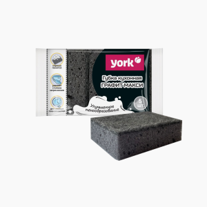 Губка для посуды Maxi 95х65х30 черная (5шт/уп)