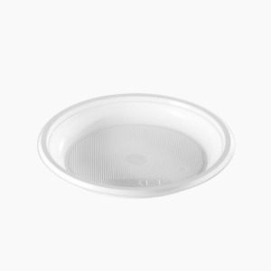 Тарелка d-165мм белая ПП (100шт/уп)