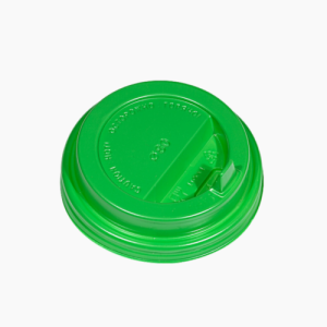 Крышка для бумажного стакана d-80мм Зеленая (50шт/уп)(1000шт/кор)