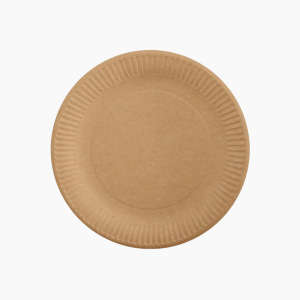 Тарелка бумажная d-180мм цвет Крафт