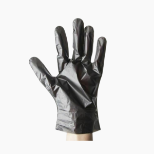 Перчатки Эластомер М черные (100шт/уп)