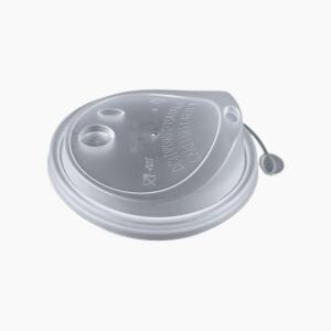 Крышка для бумажного стакана с вытянутым питейником d-90 Прозрачный (ФЛИП-ТОП) (50шт/уп)(1200шт/кор)